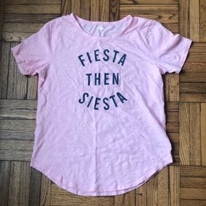 Old Navy Pink Fiesta Then Siesta Tee, NWOT, Size L